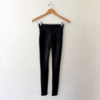 Spanx Black Faux Leather Leggings | S