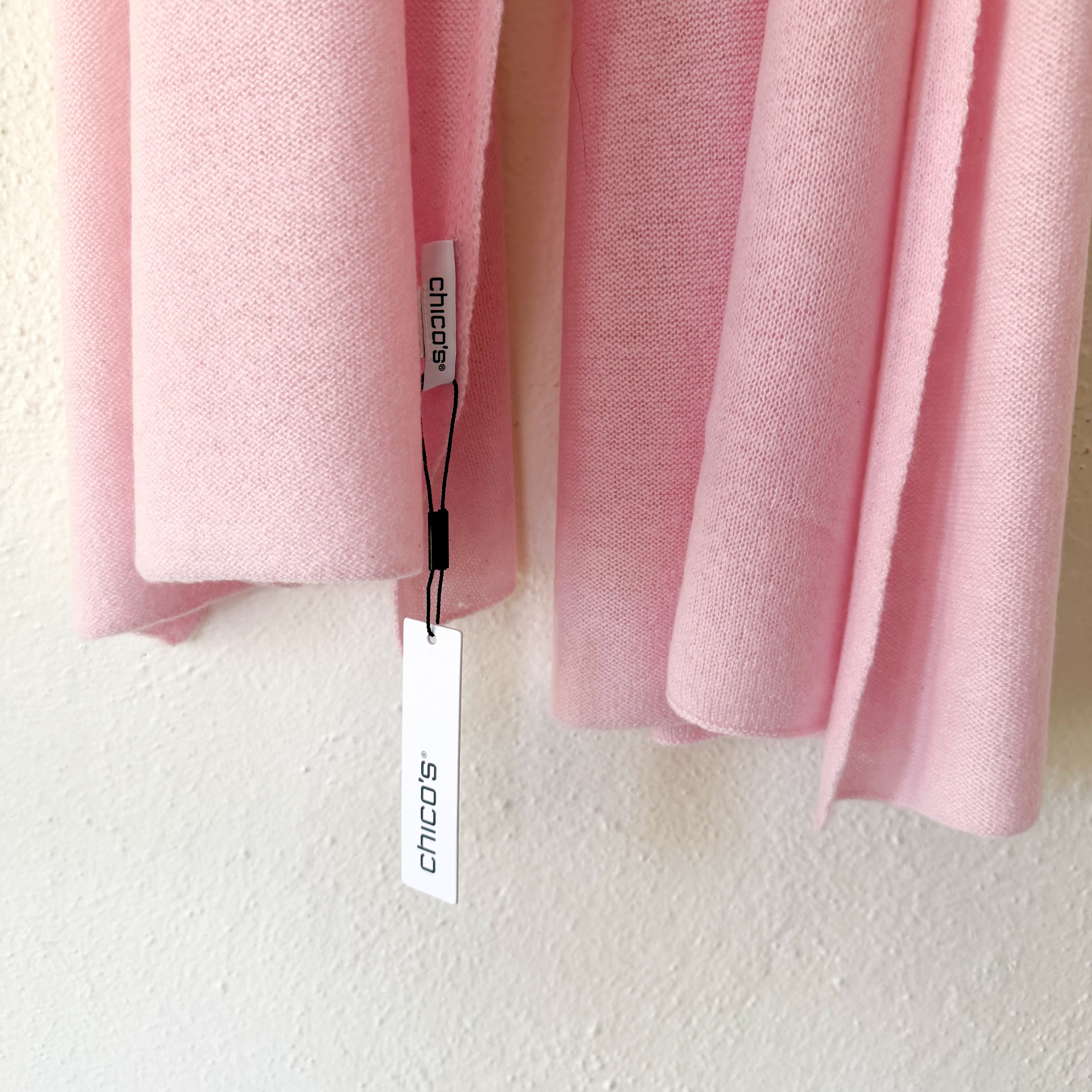 Chico's Cashmere Wrap in Blushed Pink