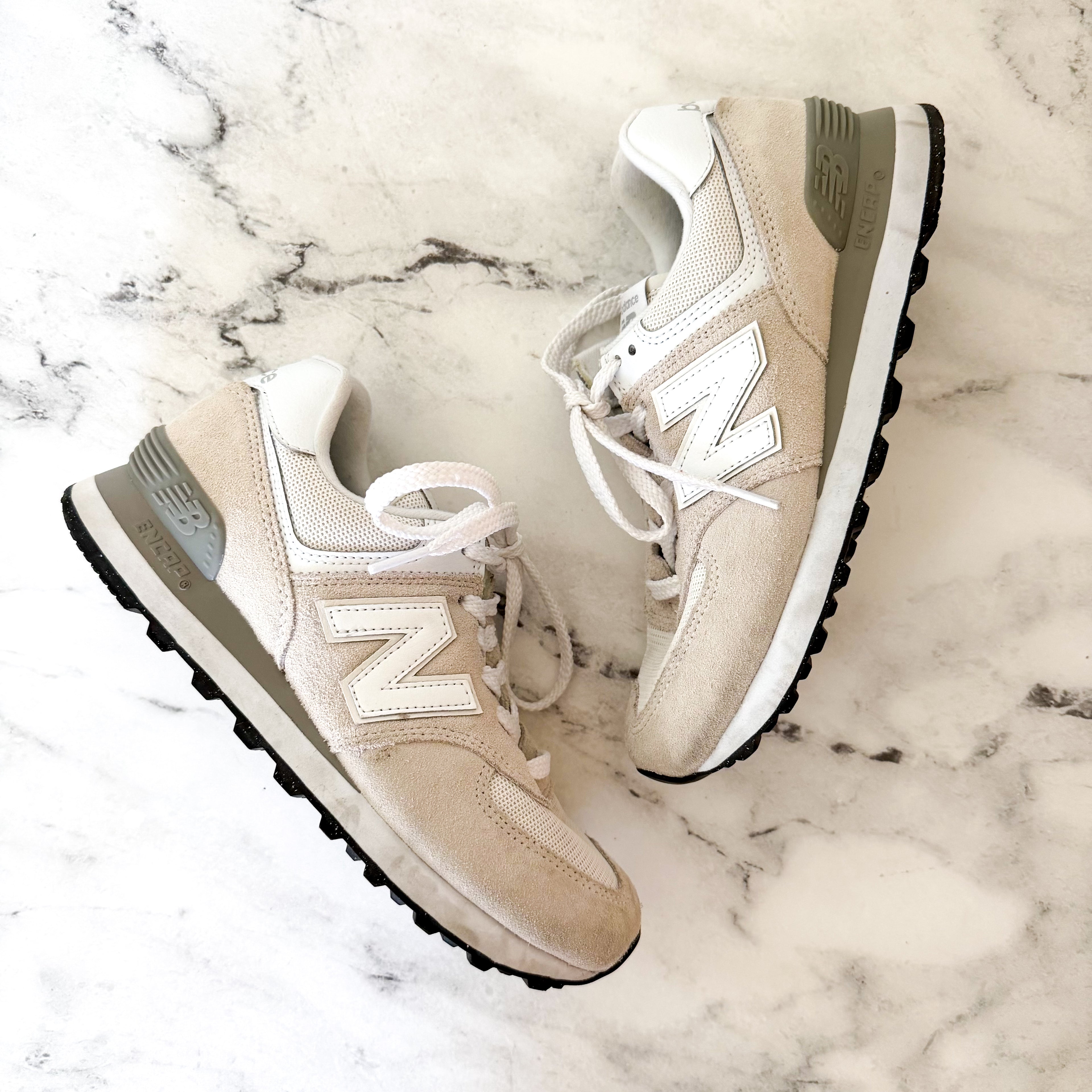 New Balance Classics 574 in Nimbus Cloud/New Balance White | 7