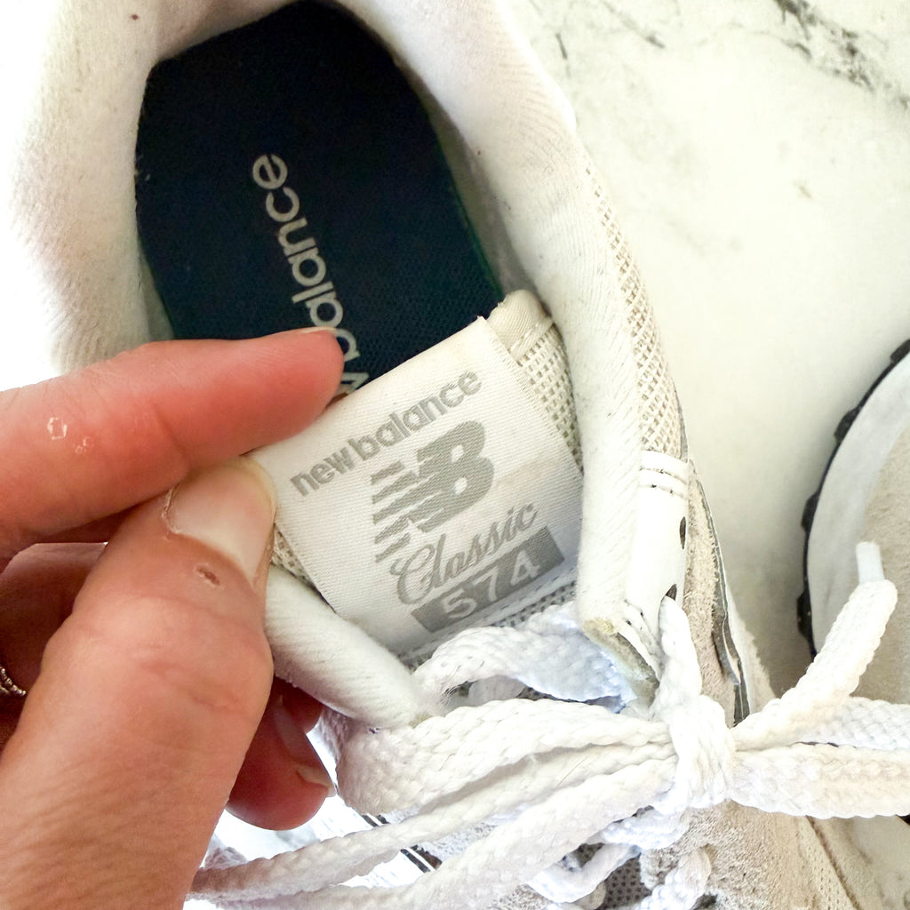 New Balance Classics 574 in Nimbus Cloud/New Balance White | 7