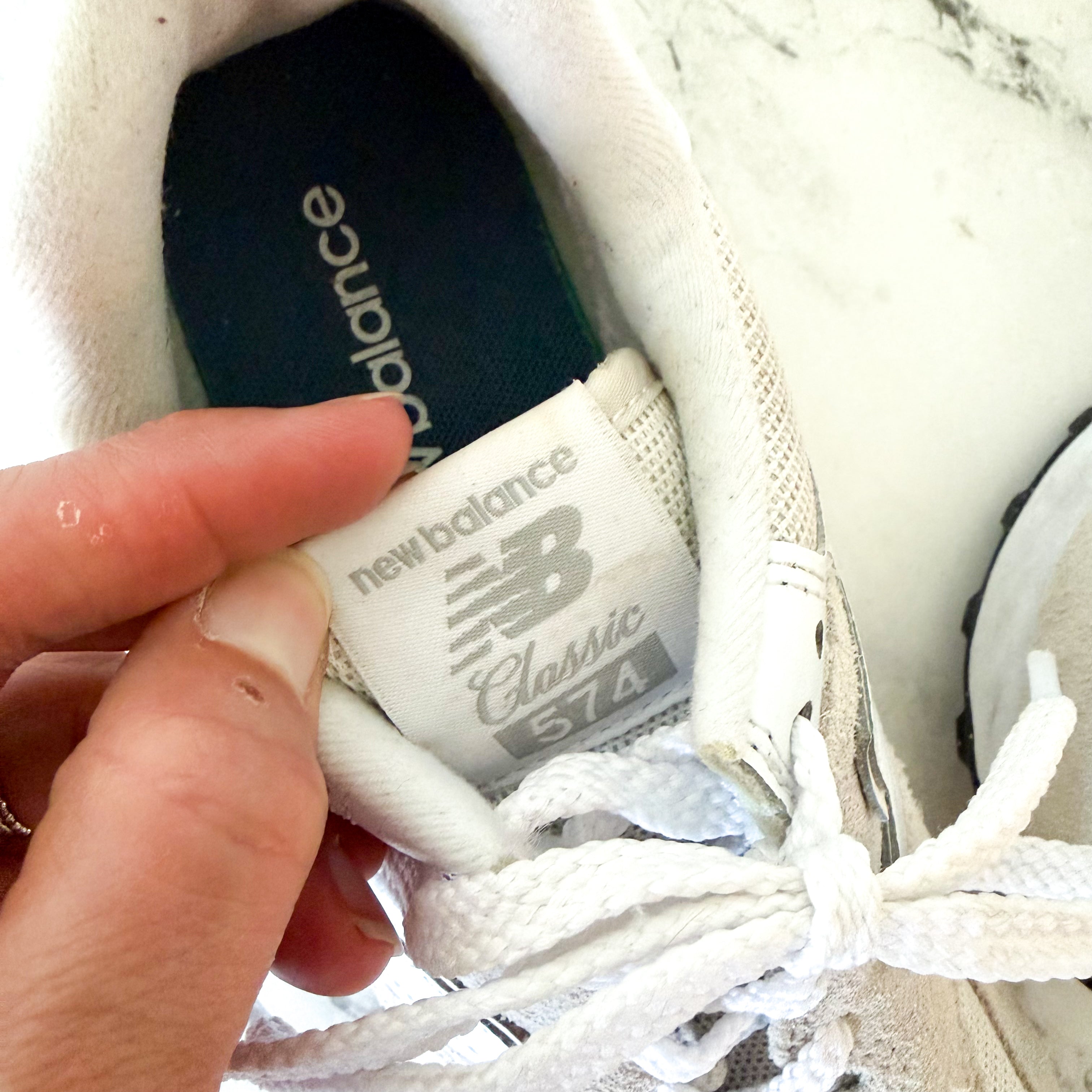 New Balance Classics 574 in Nimbus Cloud/New Balance White | 7