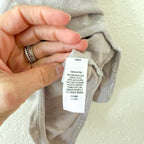 Nordstrom Silver Grey Printed Dogs Knotted Sleep Gown | OS