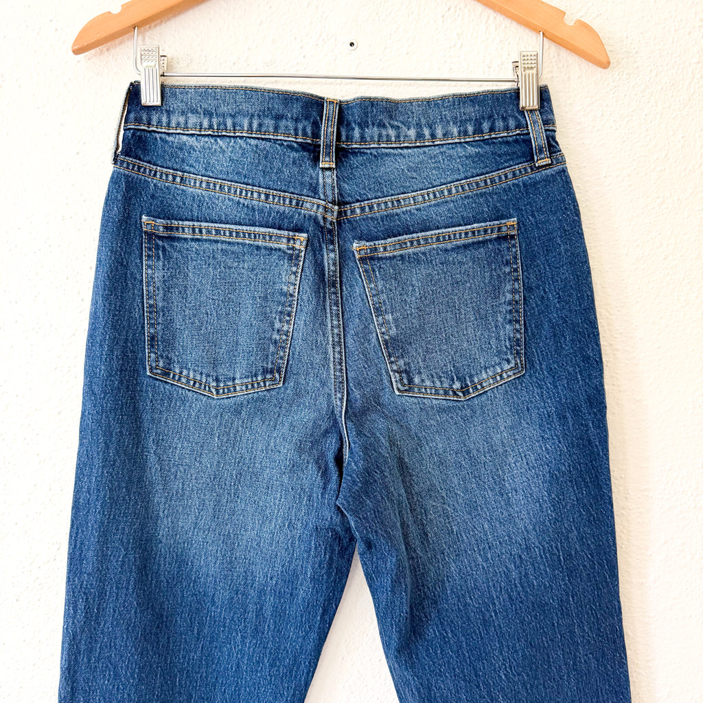 Free Assembly Mid Rise Slim Leg Jeans in Authentic Dark Wash | 0