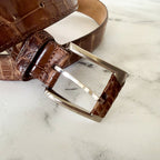 Karoo Classics Tan Genuine Nile Crocodile Belt | 44