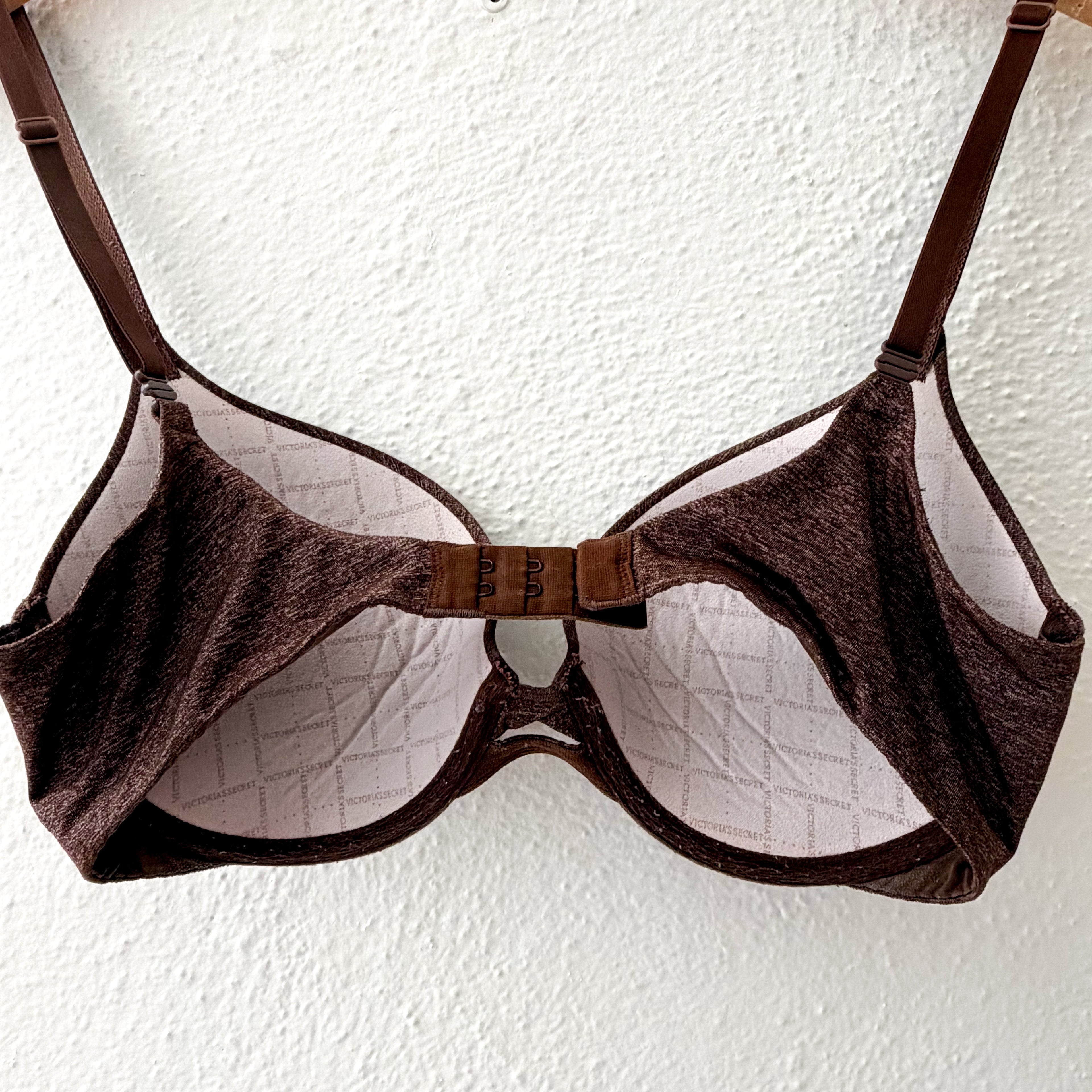 Victoria's Secret Chocolate Brown Perfect Shape Bra | 32D