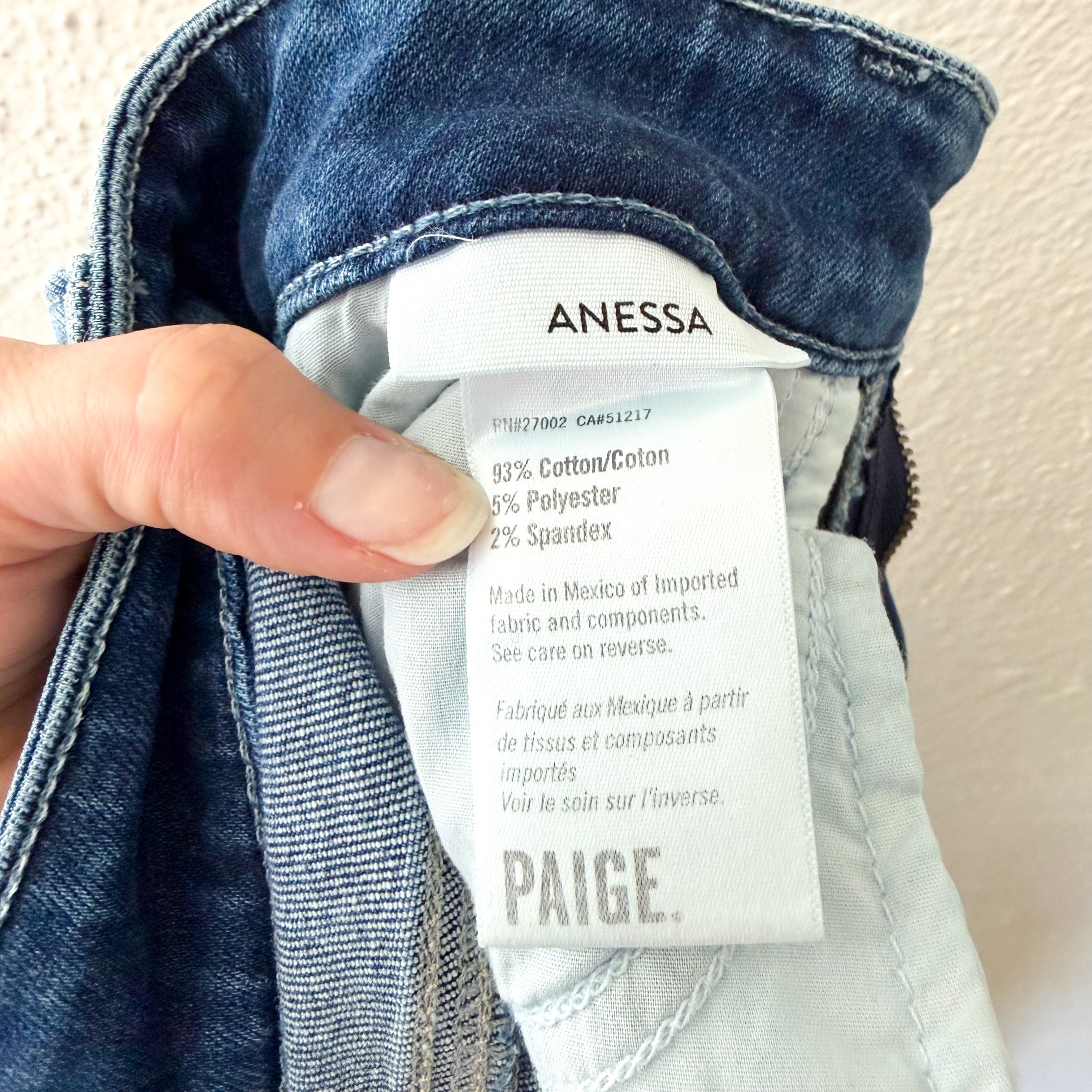PAIGE Anessa Petite Wide Leg Denim in Dresden Blue Wash | 25P