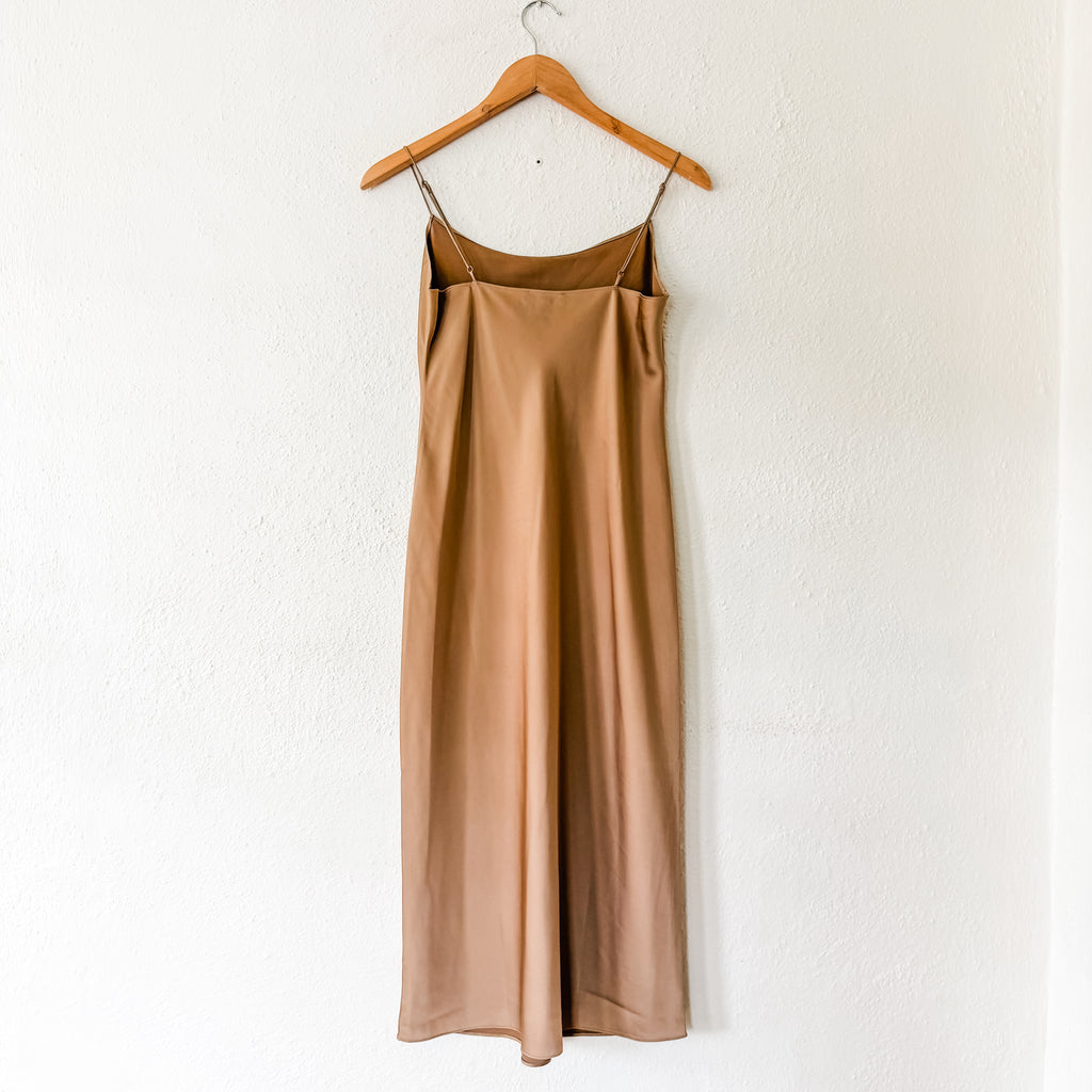 J.Crew Gwyneth Midi Slip Dress in Luster Charmeuse | sz 00