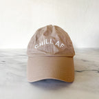 Chill AF Equilibria Embroidered Cotton Baseball Cap | Khaki