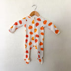 Old Navy Halloween Jack-O-Lantern 2 Way Zipper Footed Sleeper | 6-9m