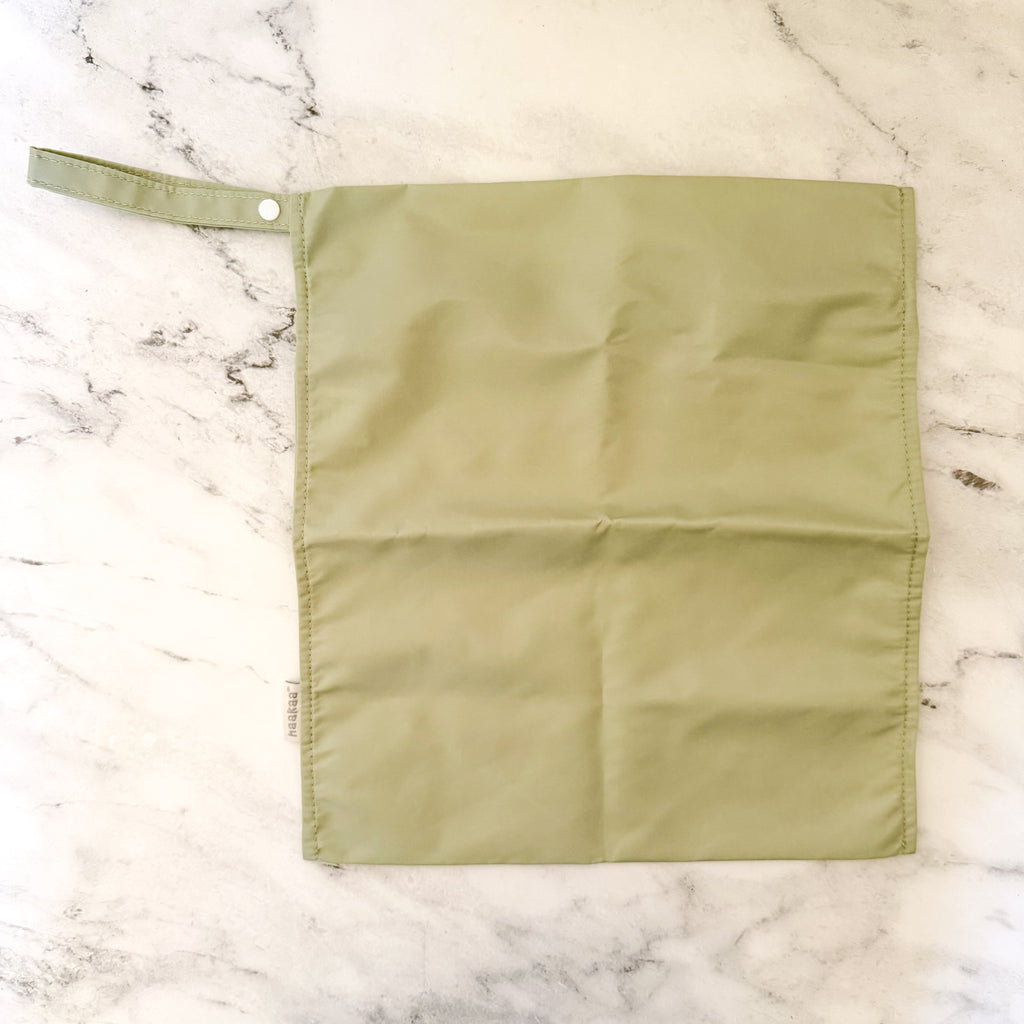 Haakaa Wet Dry Bags for Baby in Grass Green Bundle