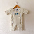Baby Merlin Cream Cotton Magic Sleepsuit Infant Sleep Bag | S (3-6m)