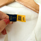 Polo Ralph Lauren White Cotton Mesh Pique Polo Mini Dress | XXS