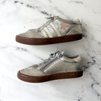 Old Soles Kids Wos Pink Star Champagne Leather Sneakers | 11