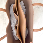 Quince Italian Leather Triple Compartment Shopper Tote in Cappuccino