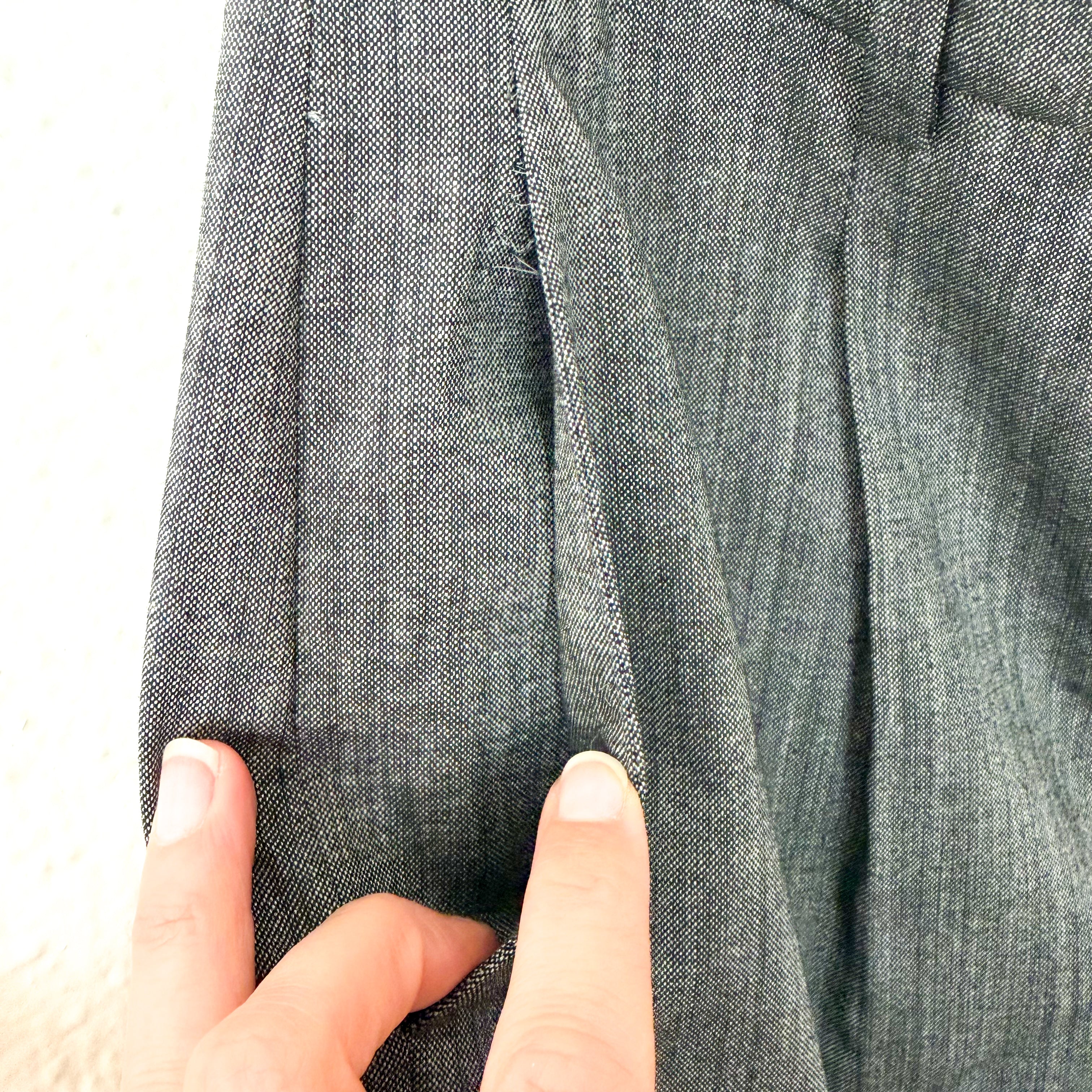 J.Crew Essential Wide-Leg Pant in Grey Italian Studio Wool Blend | 0