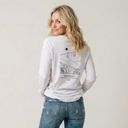Jam Industries Après Ski Season Organic Cotton White Long Sleeve T-Shirt | XS
