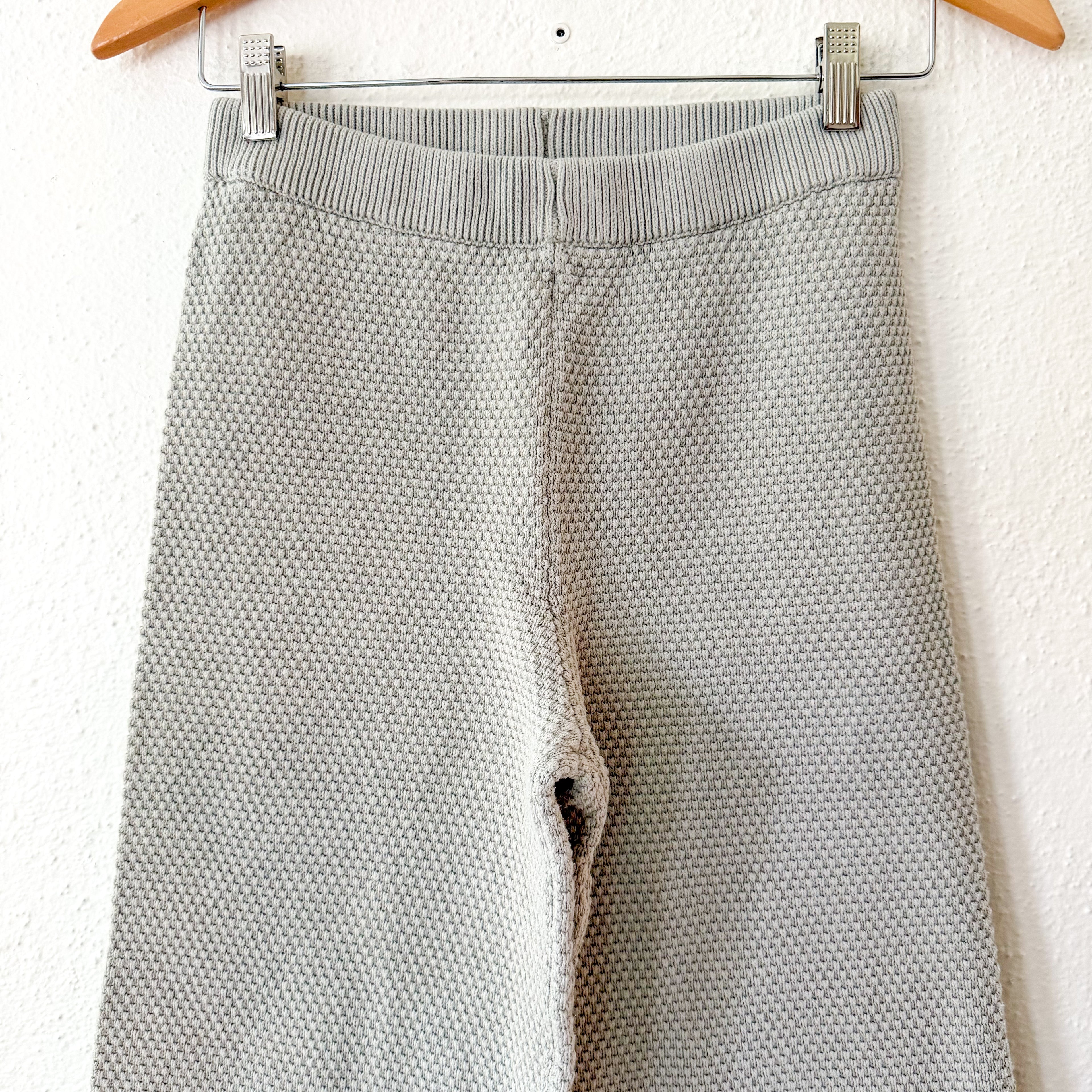 Free People Beach Sage Open Weave Cropped Wide Leg Pants | XS