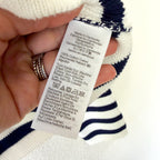 J.Crew Striped Lady Jacket Cardigan in Navy & White | Medium