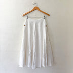 Reformation 100% Linen Button Side Pocket Maxi Skirt | 0