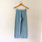 Free People Beach Turquoise Open Weave Wide Leg Pants | XS