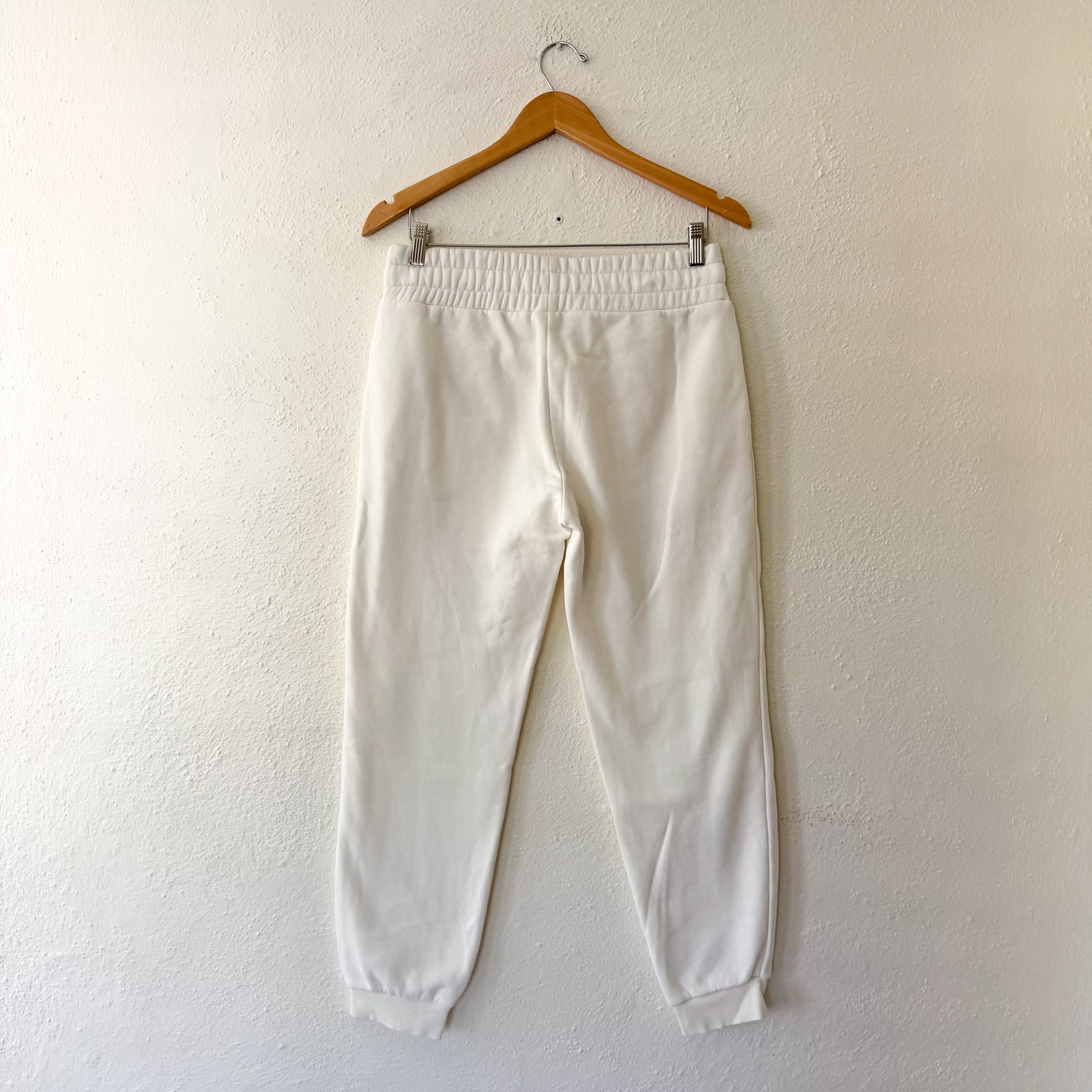 Seraphine Maternity Under The Bump Drawstring Sweatpants in Ivory | XS