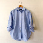J.Crew Étienne Petite Oversized Button Down Shirt in Blue Oxford | XXSP