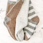 Lemon x Anthropologie Soft Wool Blend Grey Tone Sock Bundle | OS