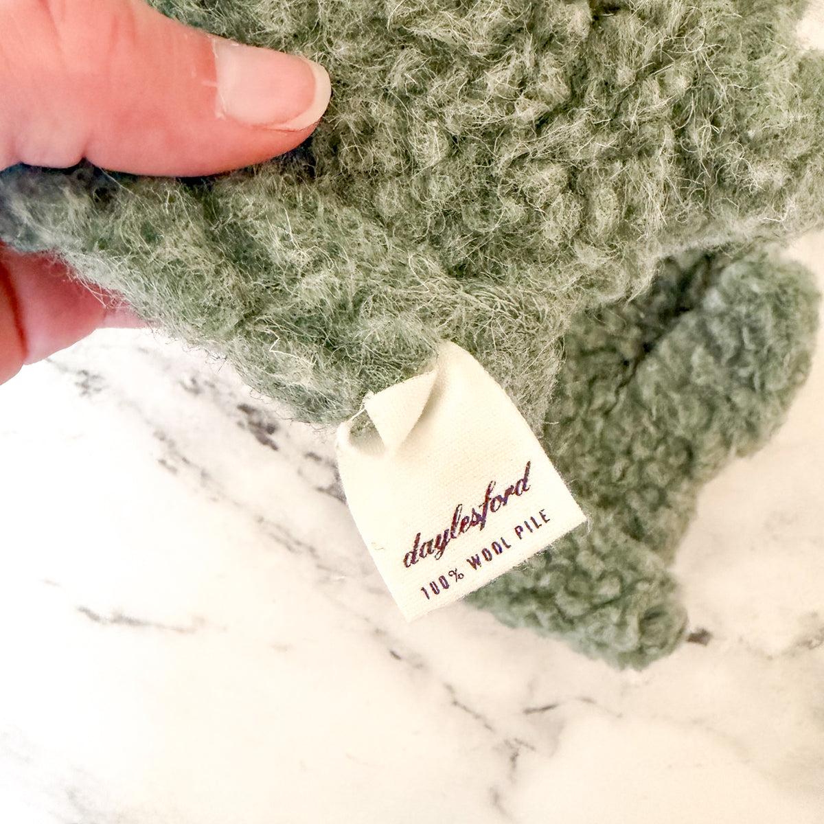 Daylesford Green 100% Irish Wool Pile Toddler Mittens | 3T/4T
