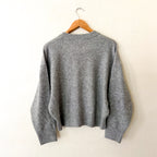 Free Assembly Sweater with Rhinestones in Heather Grey | Medium