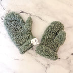 Daylesford Green 100% Irish Wool Pile Toddler Mittens | 3T/4T