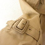 Mango Classic Double Breasted Belted Longline Trench Coat in Beige, sz XS