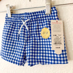 Cat & Jack Baby Navy Blue Gingham Swim Trunks | 0-3m