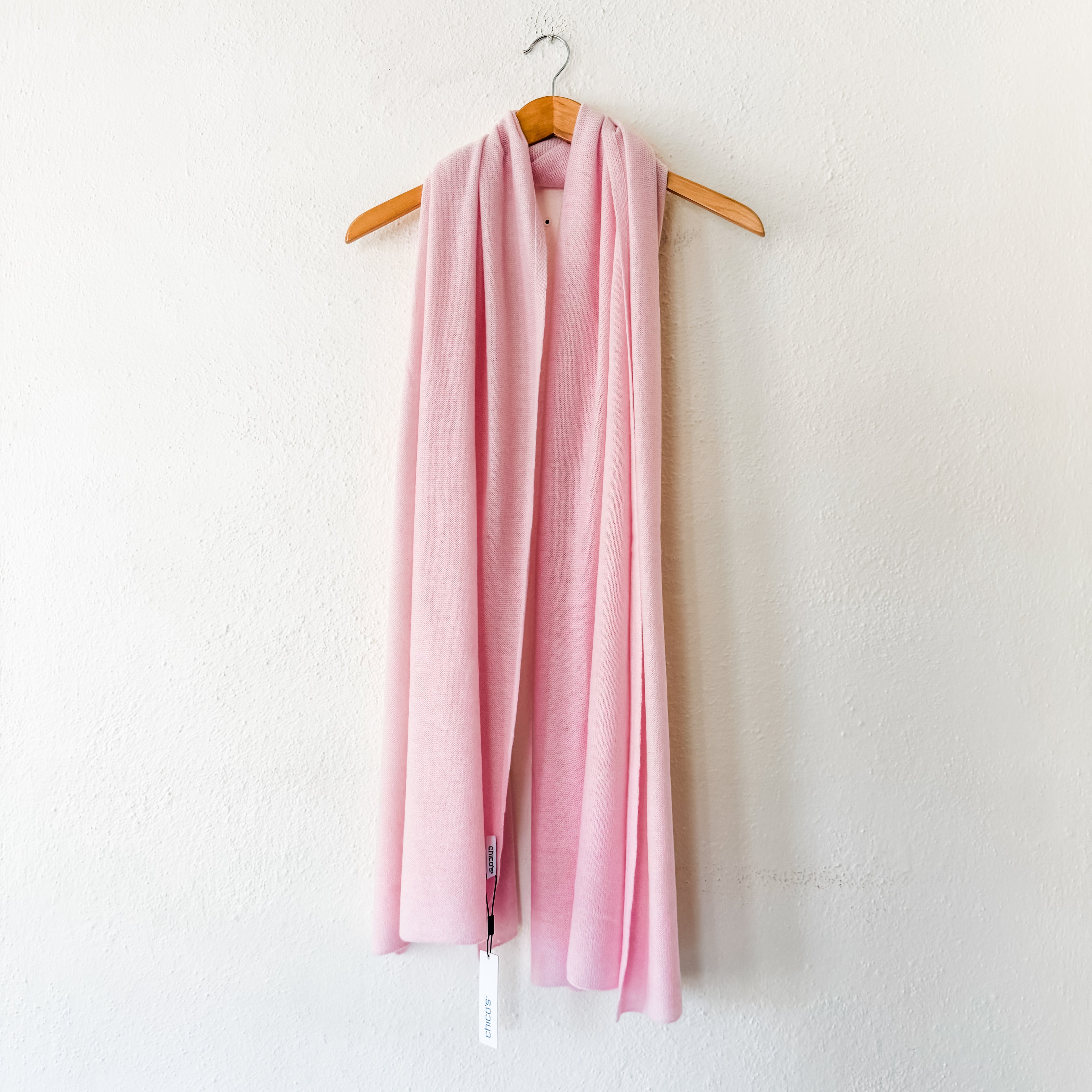 Chico's Cashmere Wrap in Blushed Pink