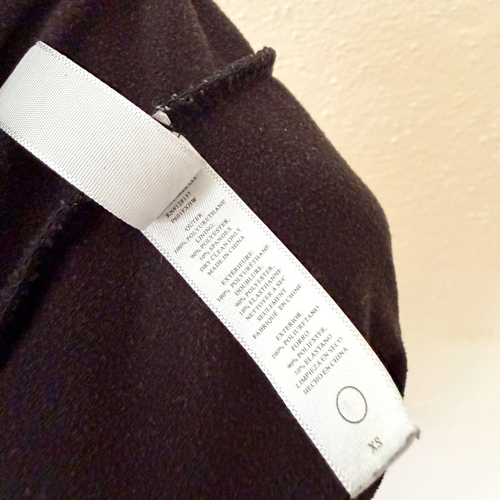 Plush Apparel Black Fleece Lined Leggings | XS