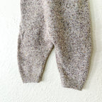 Zara Heather Neutral Brown Marl Sweater Jumper/Overalls | 0-3m