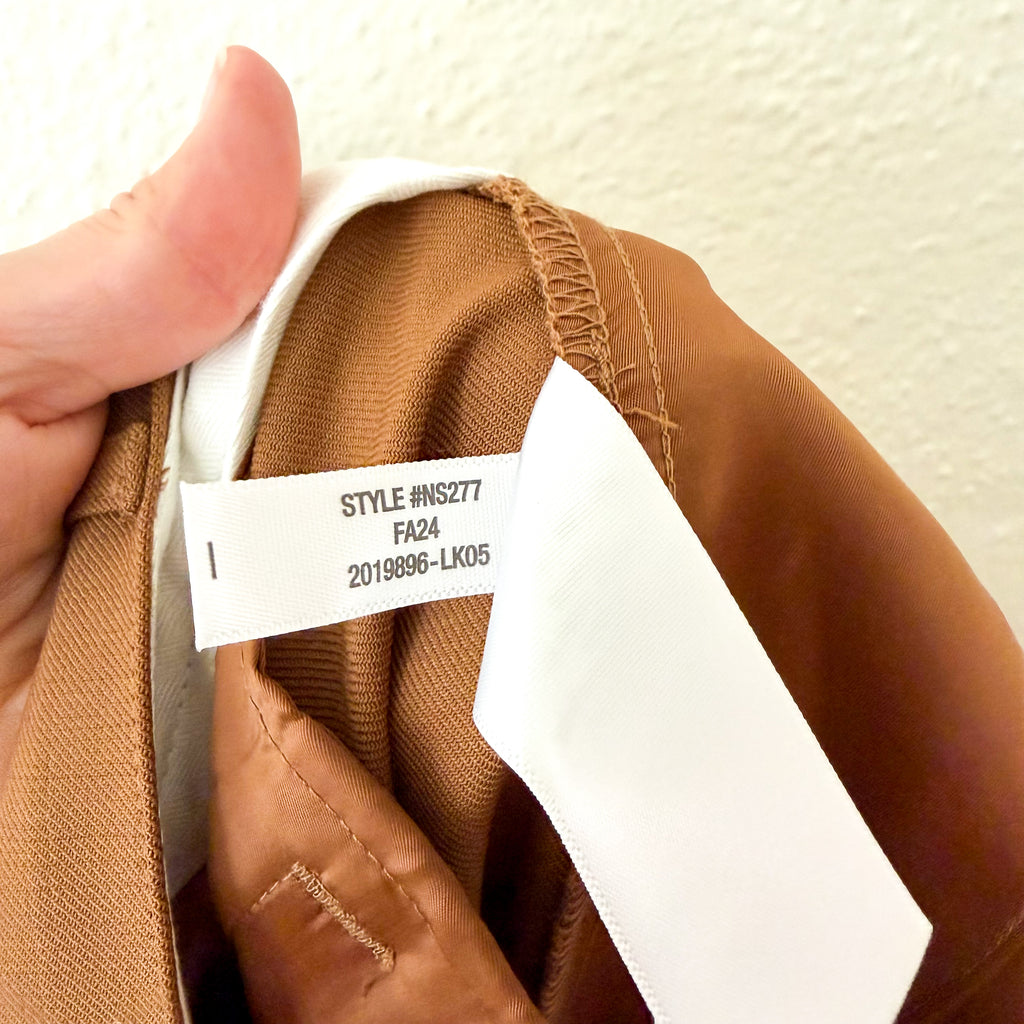 Madewell The Harlow Wool Blend Super Wide-Leg Trouser in Camel | 0