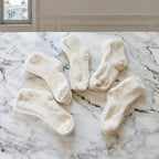 Unbranded White Cozy Winter Sock Bundle (5 Pairs) | S/M