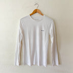 Jam Industries Après Ski Season Organic Cotton White Long Sleeve T-Shirt | XS