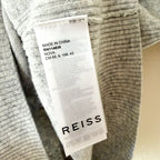 Reiss Nova Cashmere Blend Turtleneck Sweater in Grey | XS
