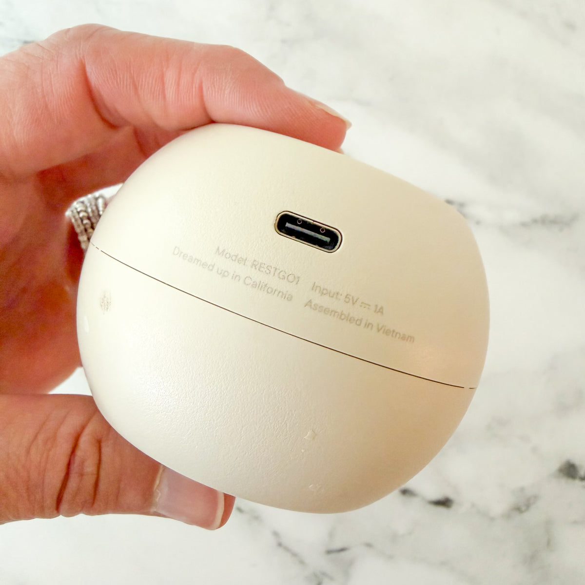 Hatch Rest Go Portable Sound Machine in Putty