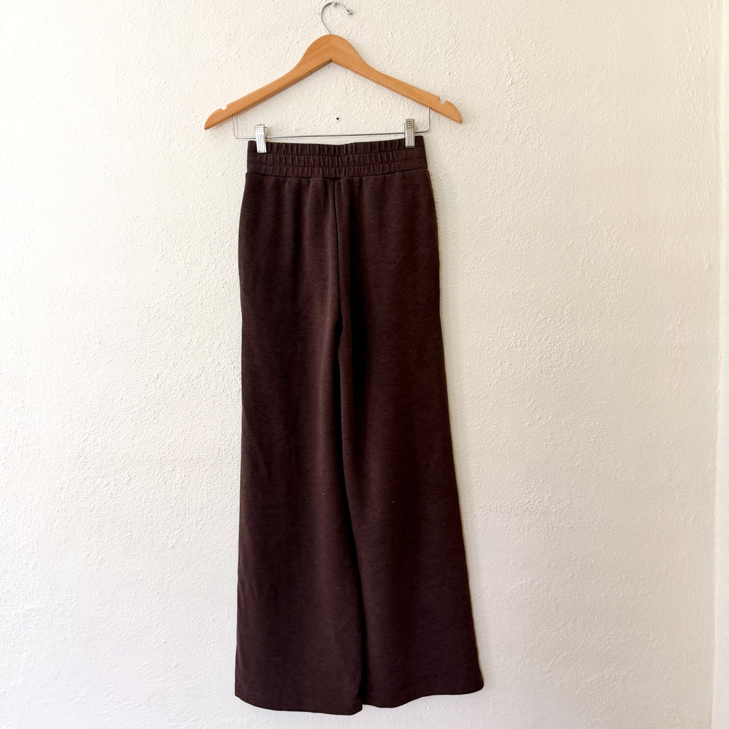 Varley Double Soft The Wide Leg 30" Pant in Coffee Bean Marl | XXS