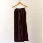 Varley Double Soft The Wide Leg 30" Pant in Coffee Bean Marl | XXS