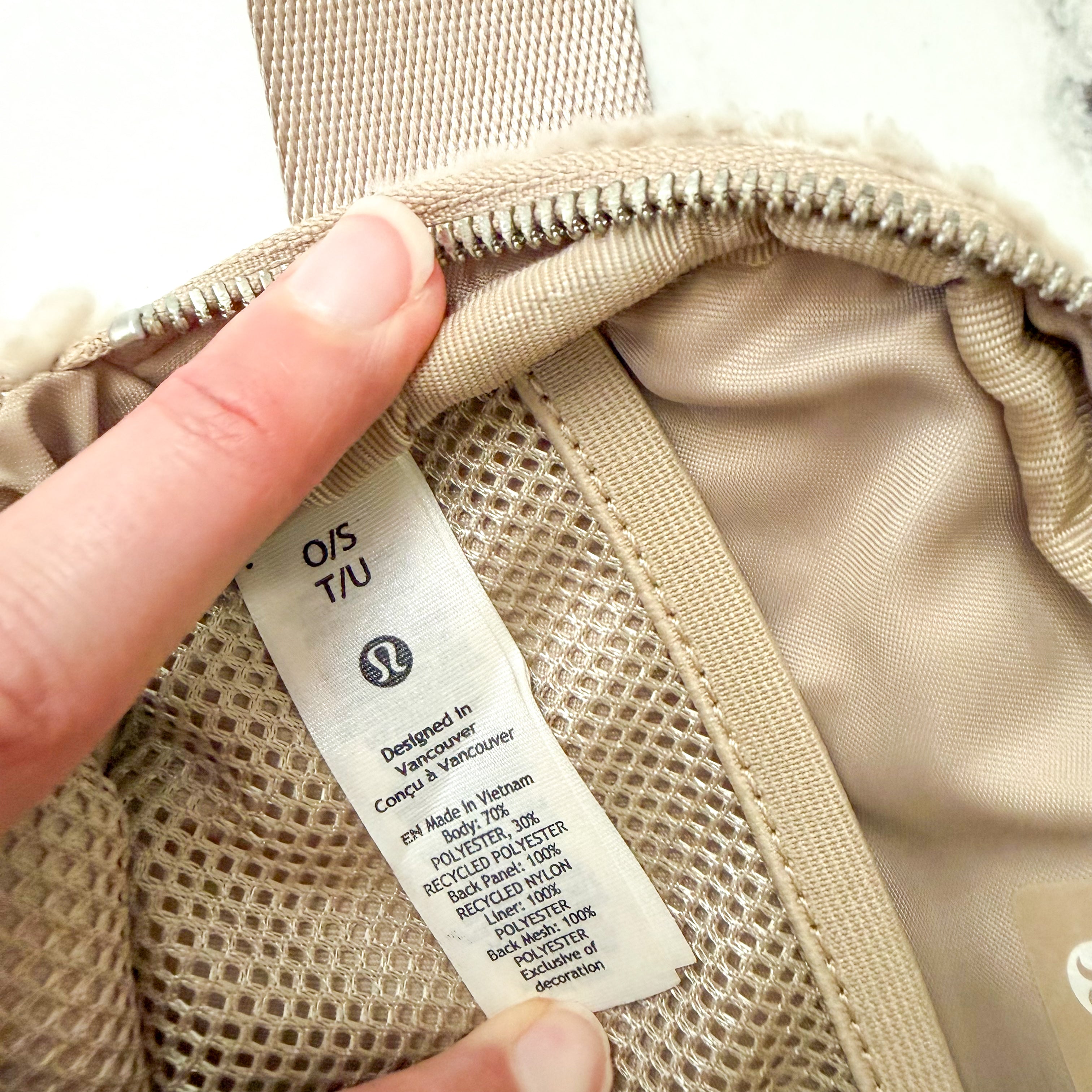 Lululemon Sherpa Fleece Everywhere Belt Bag 1L in Beige