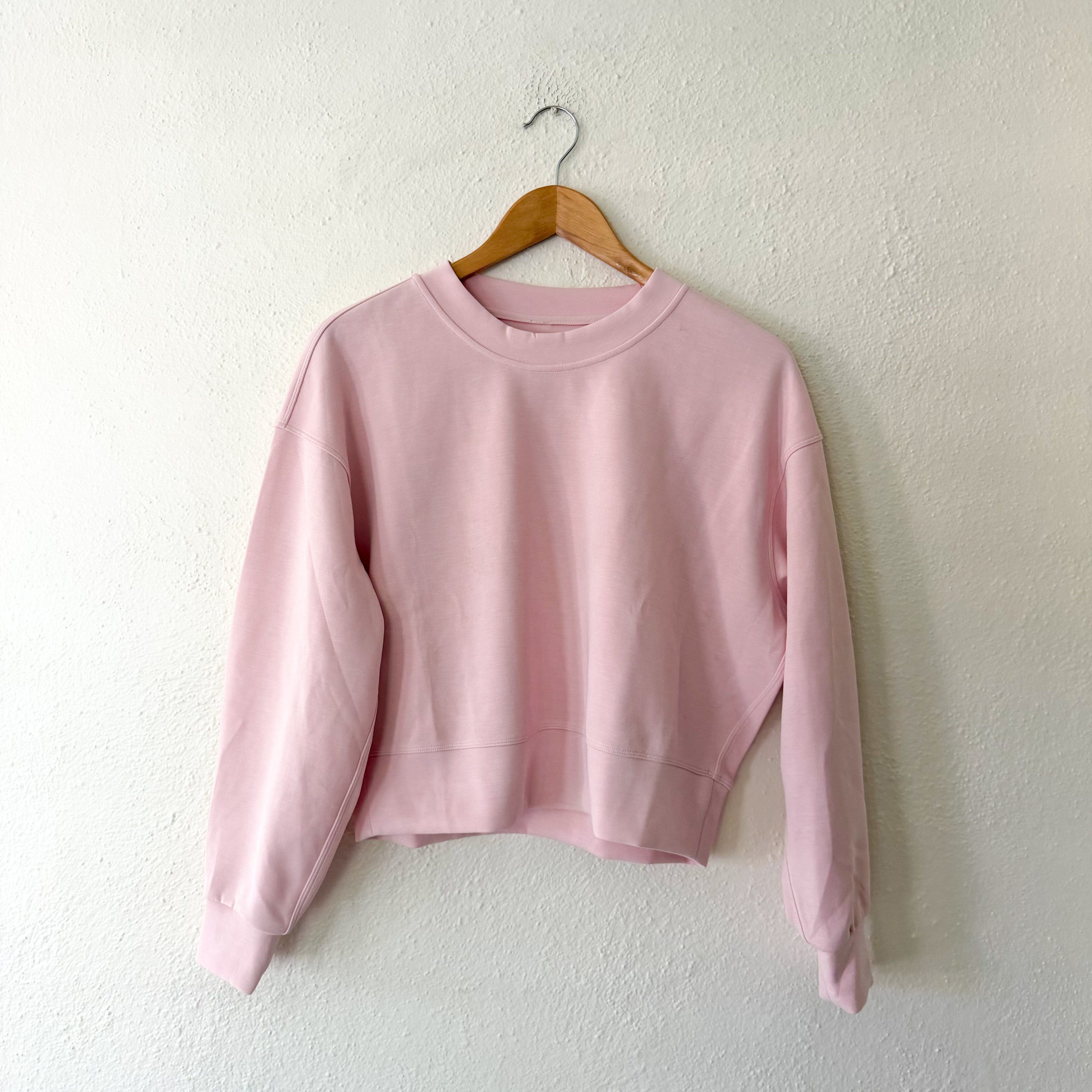 Lululemon Softstreame Perfectly Oversized Crewneck Pullover Sweatshirt in Soft Pink | 2