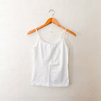 Nordstrom Seamless Layering Spaghetti Strap Tank Top in White, sz Med