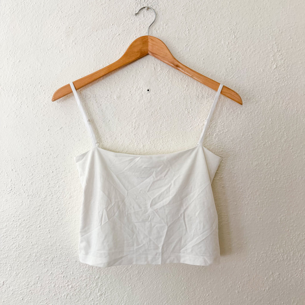 Maje Cropped Floral Lace Broderie Sheer Blouse in White | 0