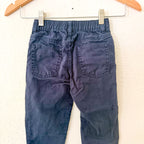 H&M Navy Blue Cotton Loose Fit Tapered Leg Pants | 3T