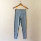 Zella Renew Mélange High Waist Leggings in Aqua Heather | M
