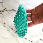 Lele Sadoughi Turquoise Tonal Howlite Round Beaded Embellished Headband