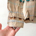 Beaufort & Blake Heavyweight Plaid Acorn & Tree Button Down Shacket | XS